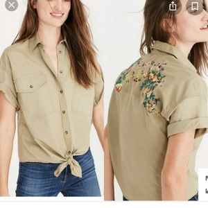Madewell safari shirt